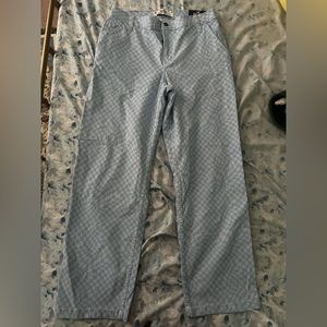 Checkered cargo pants